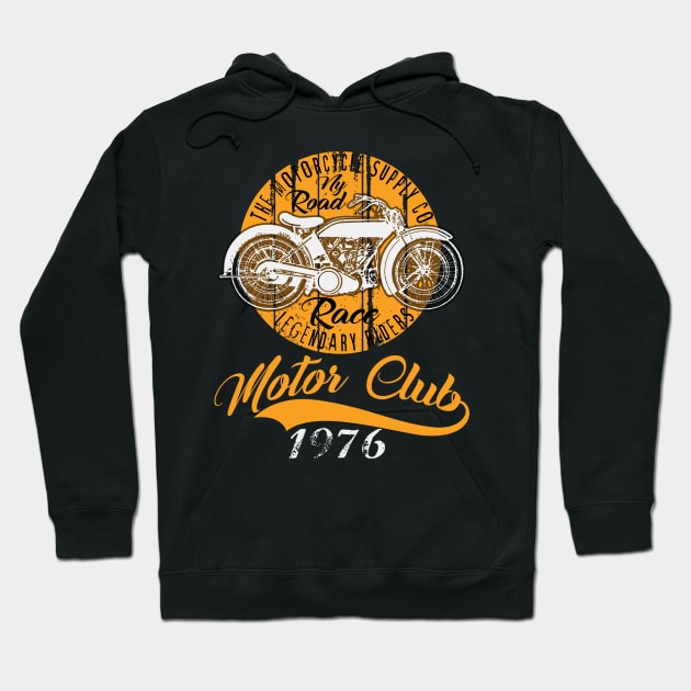 THE MOTORCYCLE SUPPLY co - MOTOR CLUB by ANIMOX Hoodie by Animox